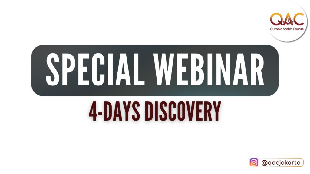 Special Webinar 4 Days Discovery