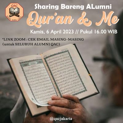 Sharing bareng alumni "Qur'an & Me"